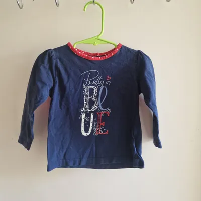 18 mois haut manches longues